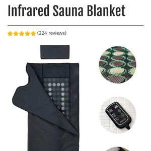 At-home blanket sauna. New in box. Never opened. Various heat settings.